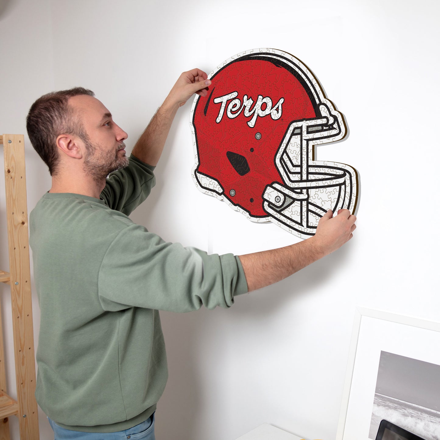University of Maryland Helmet - Wooden Puzzle