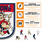 Melbourne FC Retro Mascot - Wooden Puzzle