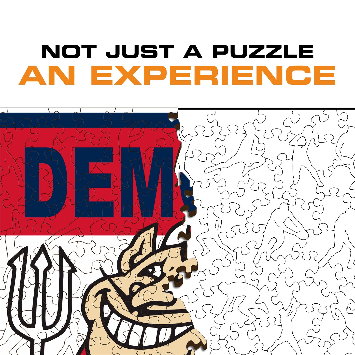 Melbourne FC Retro Mascot - Wooden Puzzle