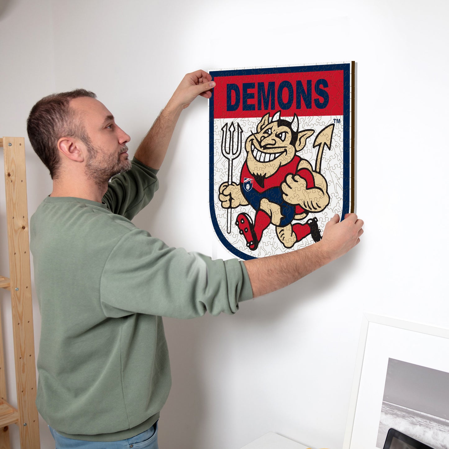 Melbourne FC Retro Mascot - Wooden Puzzle