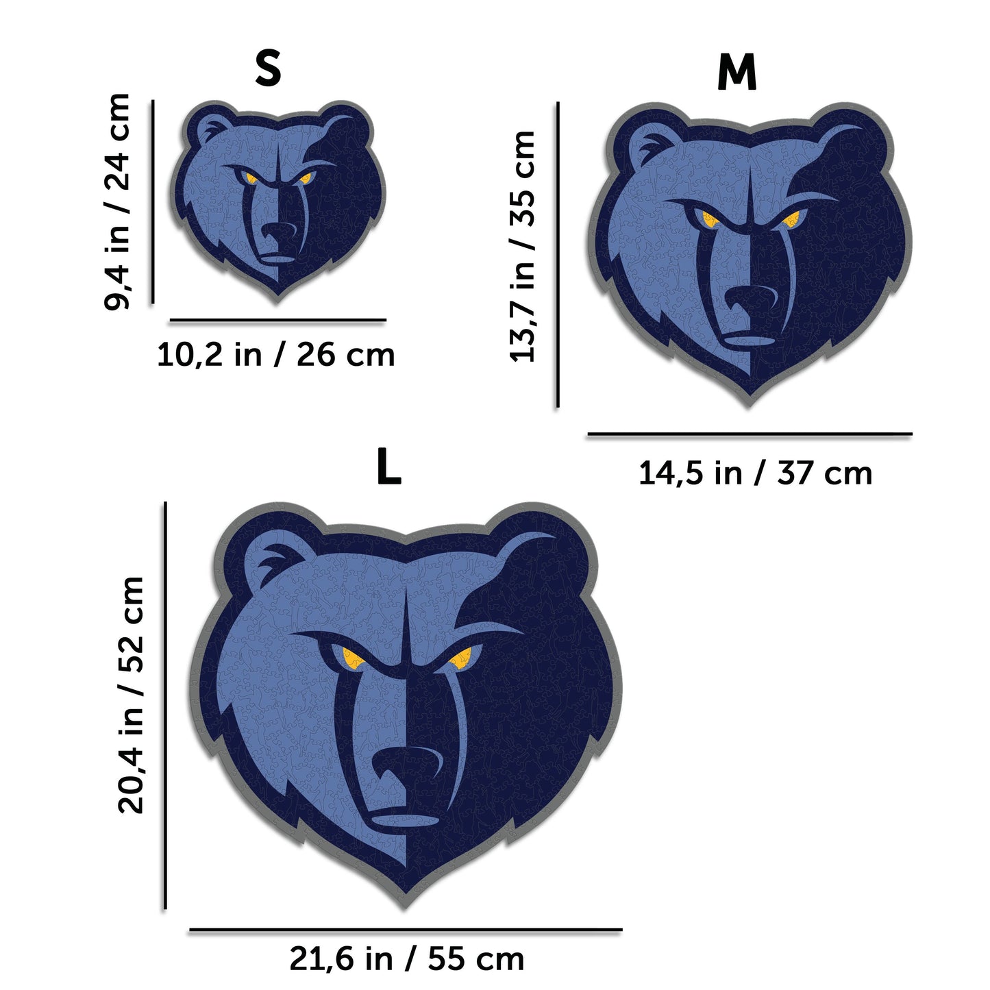 Memphis Grizzlies™ - Wooden Puzzle