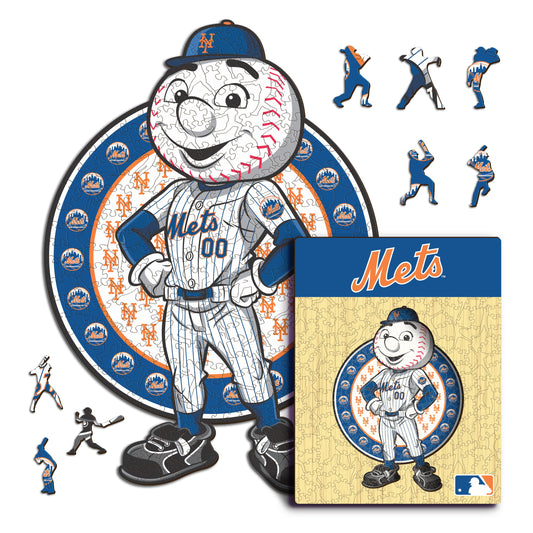 New York Mets™ Mascot - Wooden Puzzle