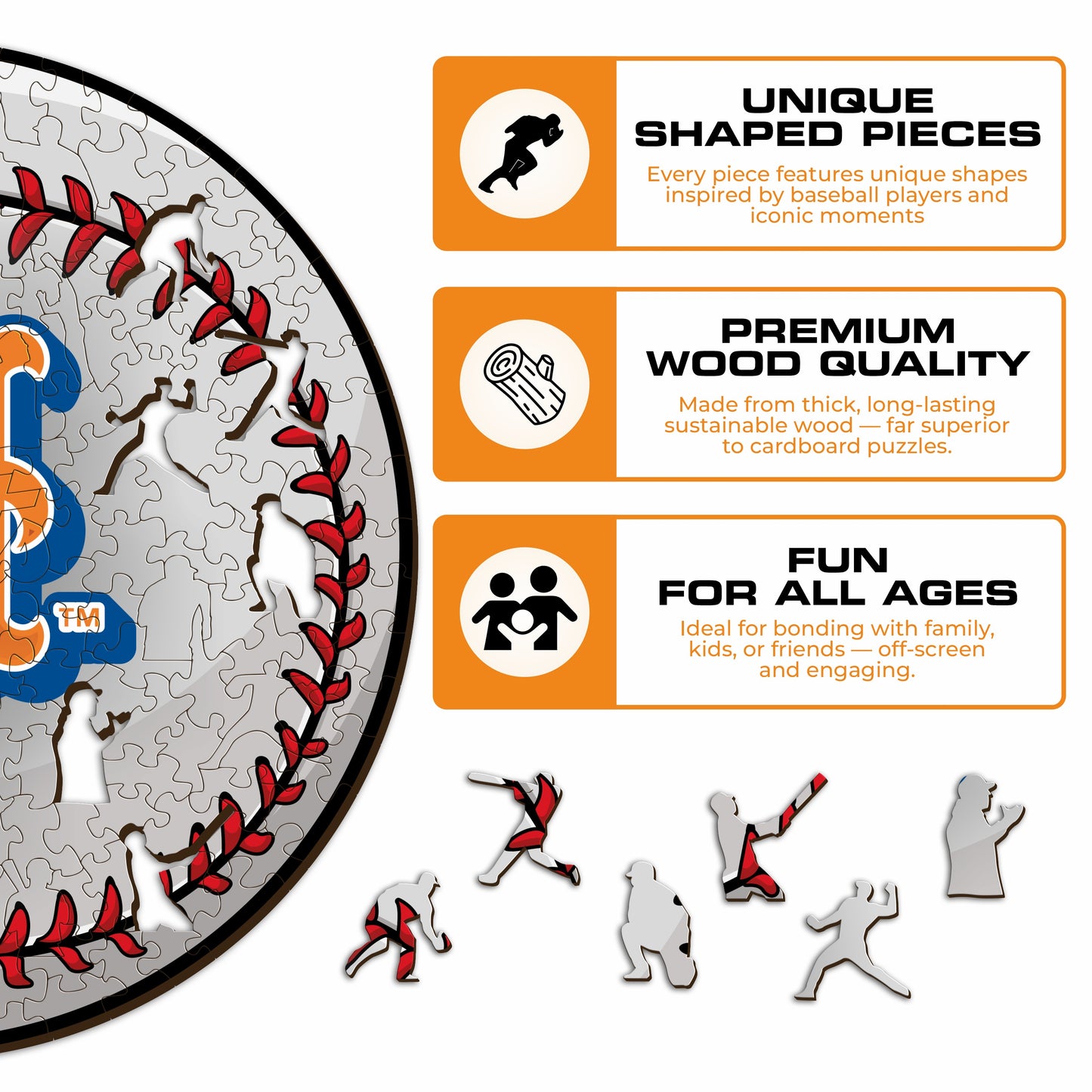 New York Mets™ - Wooden Puzzle
