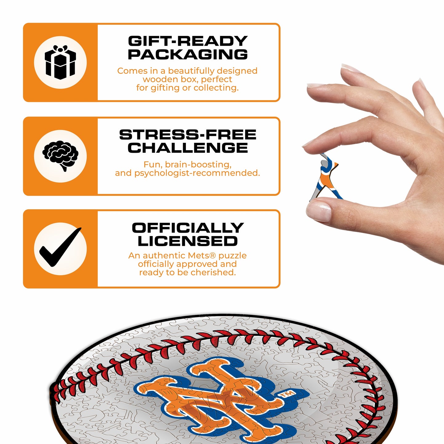 New York Mets™ - Wooden Puzzle