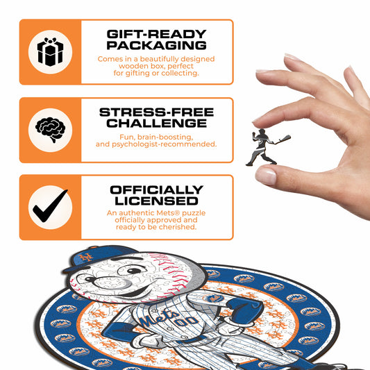 New York Mets™ Mascot Wooden Puzzle