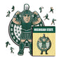 Michigan State University Mascot - Wooden Puzzle