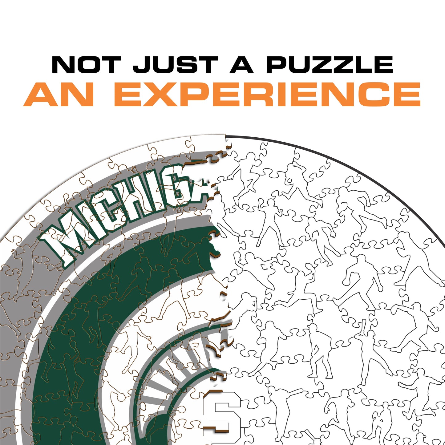 Michigan State University - Wooden Puzzle