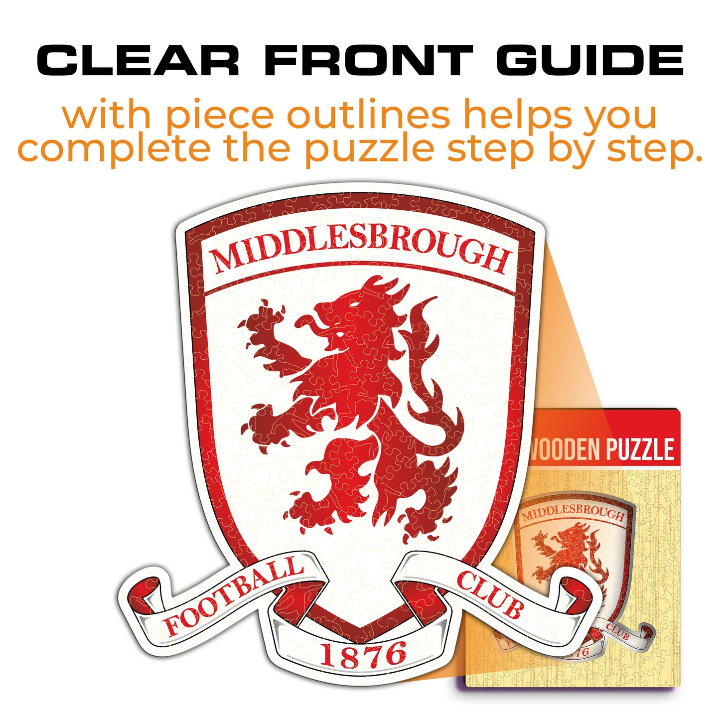 Middlesbrough FC® Logo - Wooden Puzzle