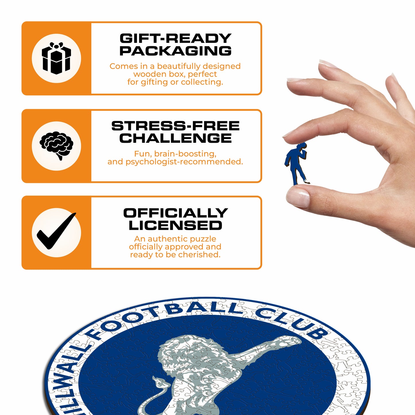 Millwall FC® Logo - Wooden Puzzle