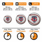 Pacote com 3 unidades de beisebol Minnesota Twins™ + logotipo principal + mascote 
