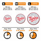 Pacote com 3 unidades de beisebol Minnesota Twins™ + logotipo principal + mascote 