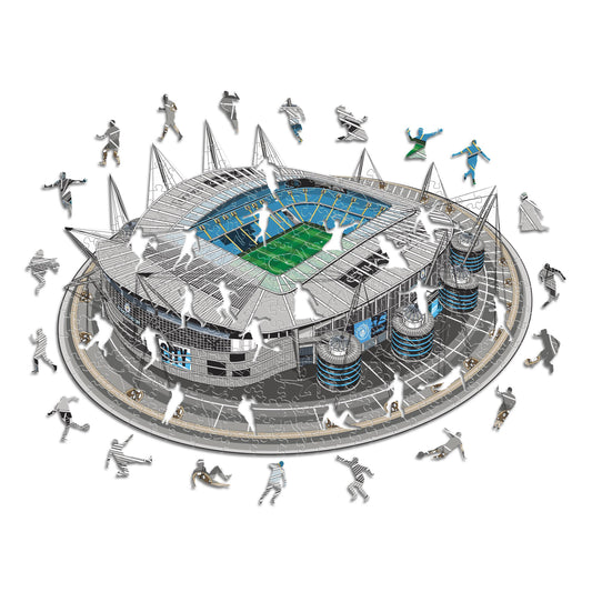 Man City FC® Etihad Stadium - Wooden Puzzle