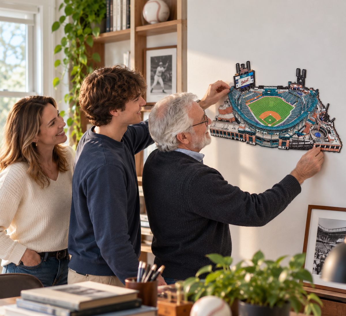 Detroit Tigers™ Comerica Park Wooden Puzzle