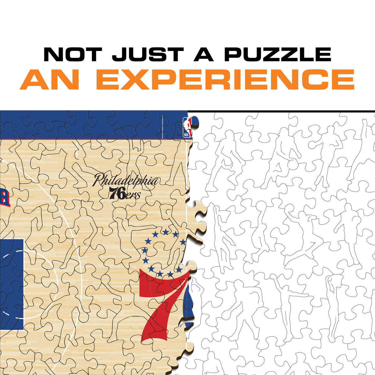 Philadelphia 76ers™ Court Wooden Puzzle