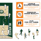 Milwaukee Bucks™ Court Wooden Puzzle
