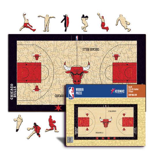 Chicago Bulls™ Court Wooden Puzzle