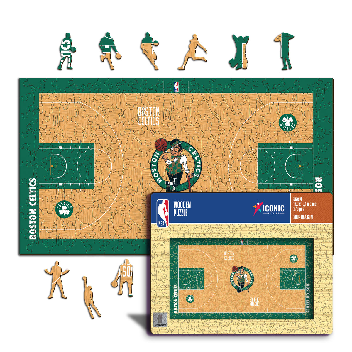 Puzzle de Madeira com o Logótipo dos Boston Celtics™