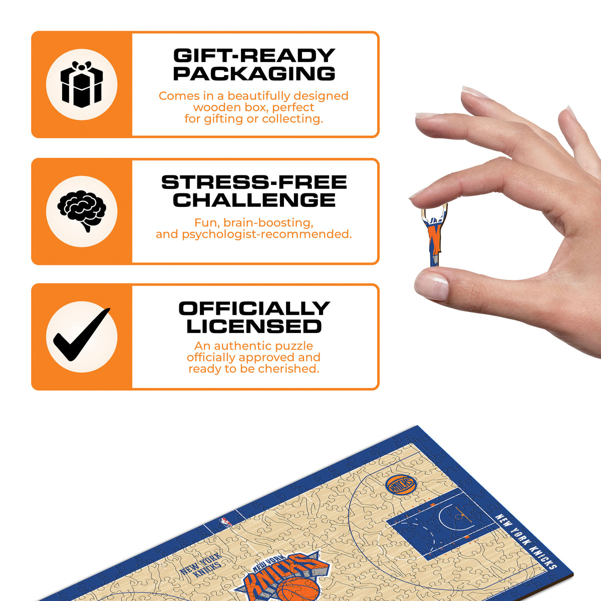 New York Knicks™ Court Wooden Puzzle
