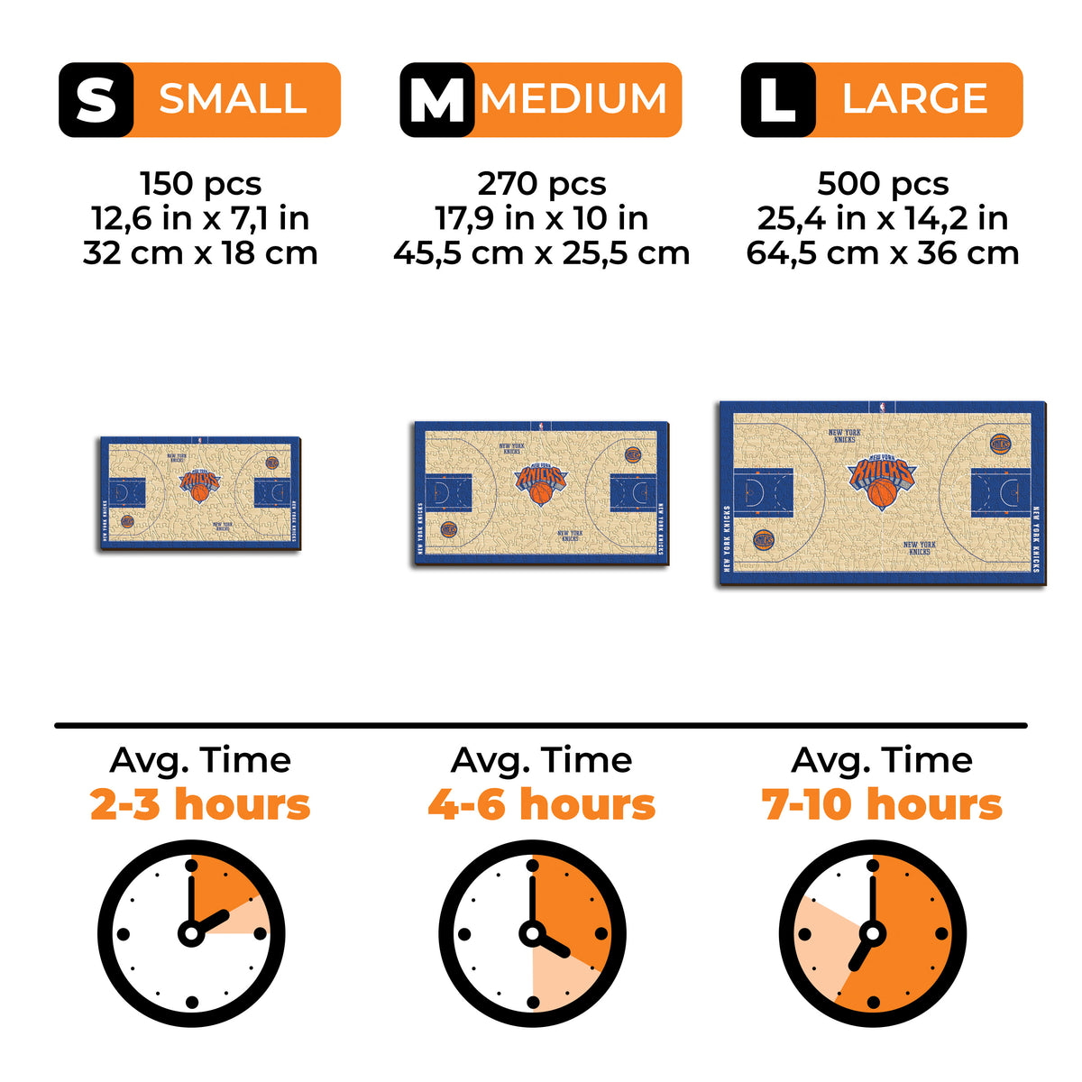 New York Knicks™ Court Wooden Puzzle