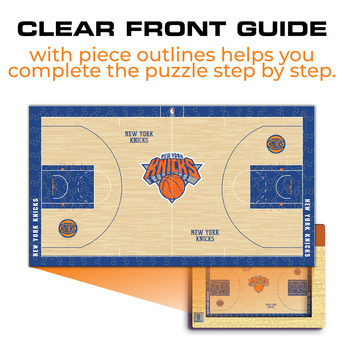 New York Knicks™ Court Wooden Puzzle
