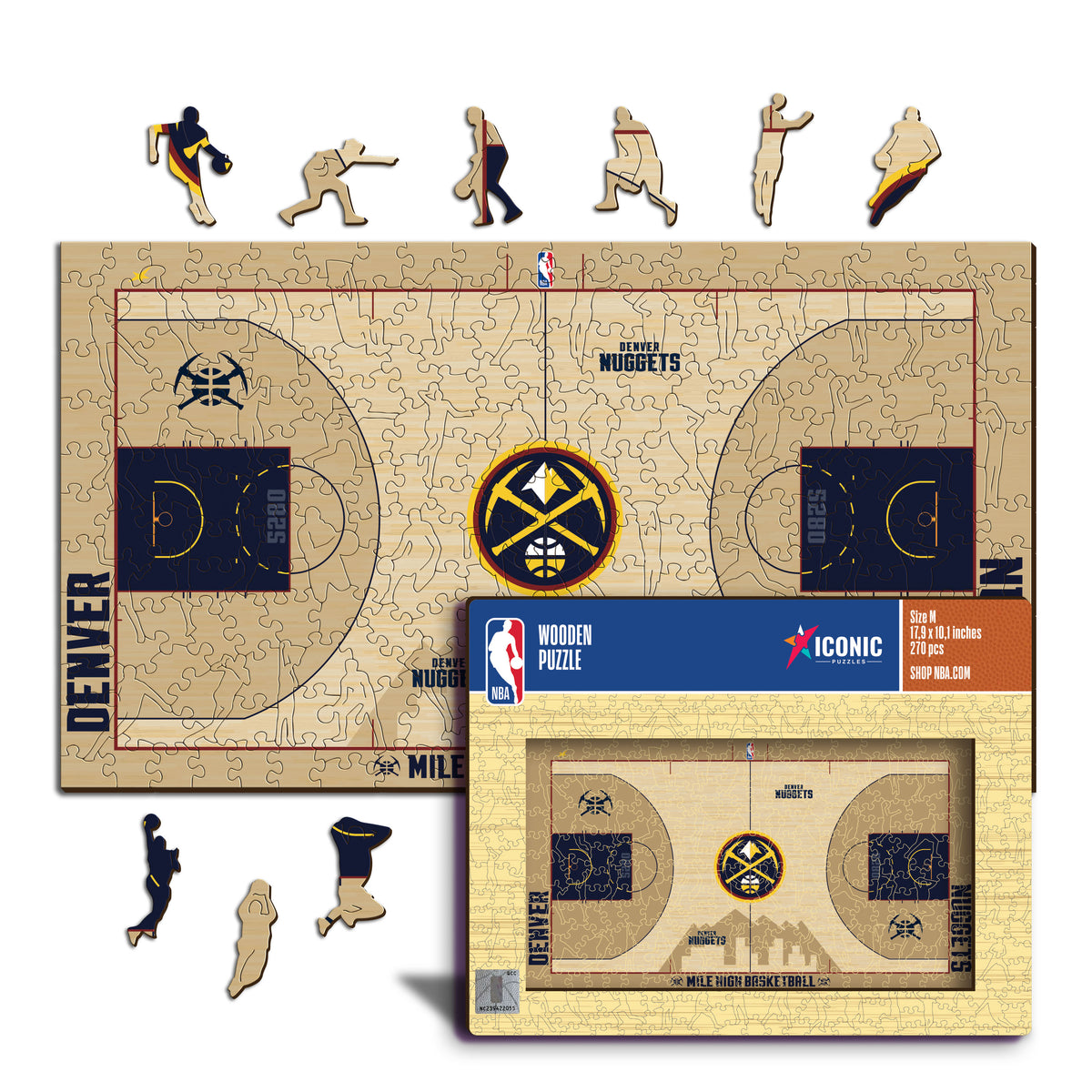 Denver Nuggets™ Court Wooden Puzzle