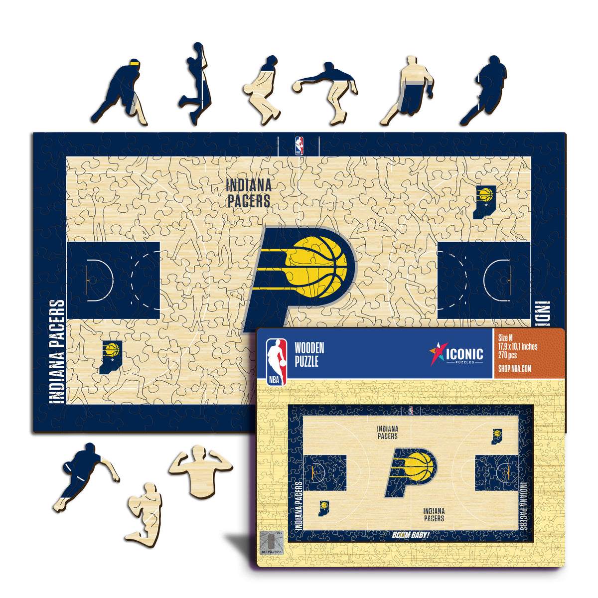 Indiana Pacers™ Court Wooden Puzzle