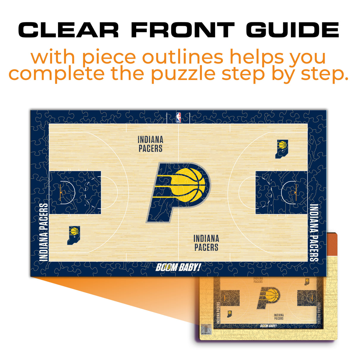 Indiana Pacers™ Court Wooden Puzzle