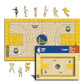 Puzzle de madeira com o logótipo dos Golden State Warriors™