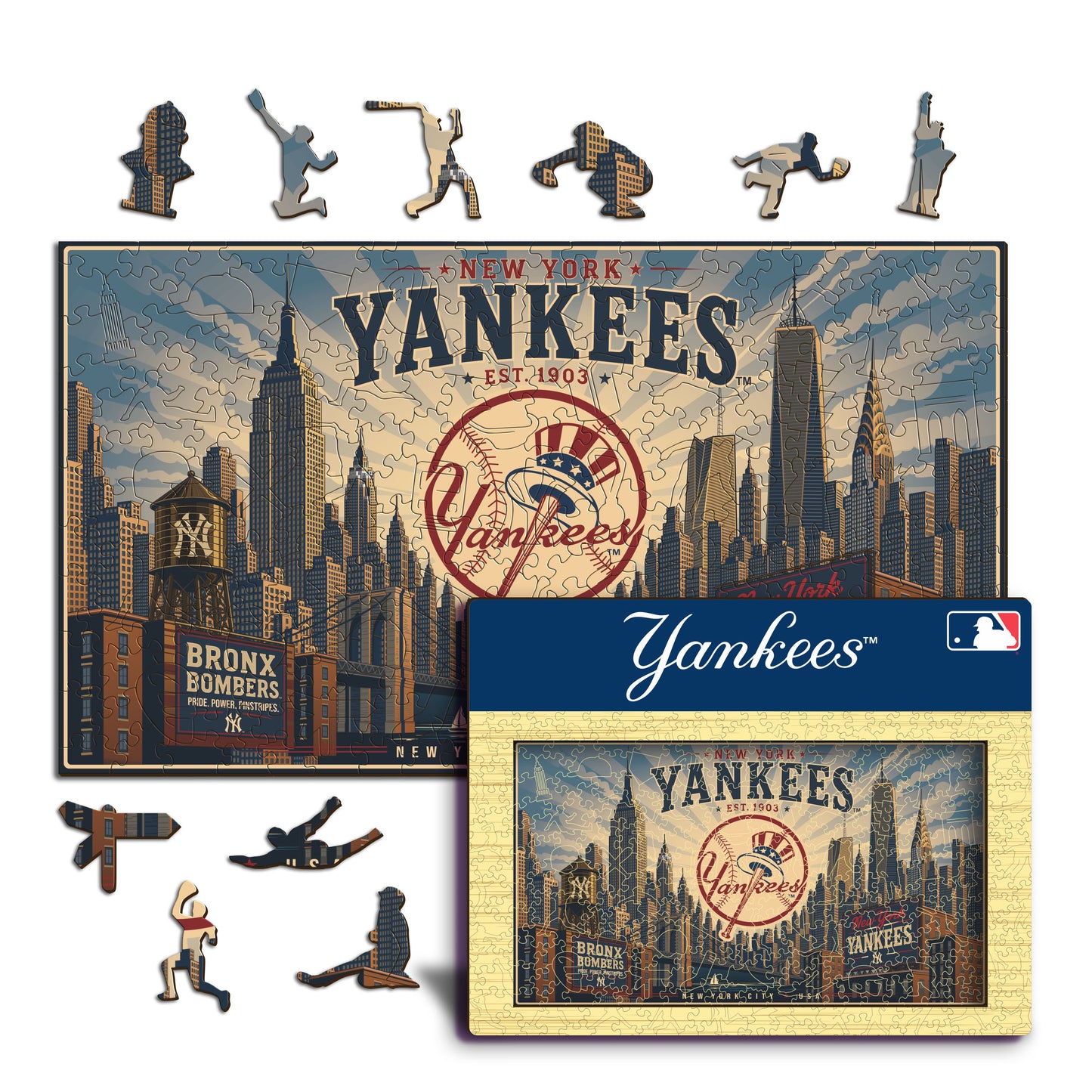 New York Yankees™ Skyline Wooden Puzzle