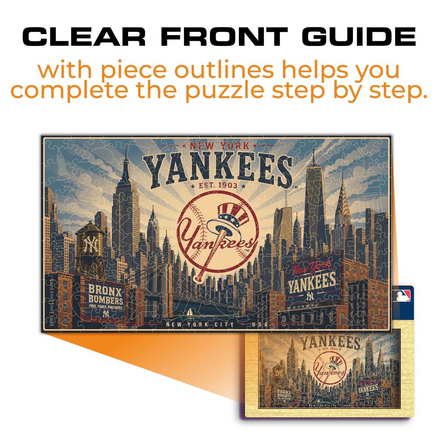 New York Yankees™ Skyline Wooden Puzzle