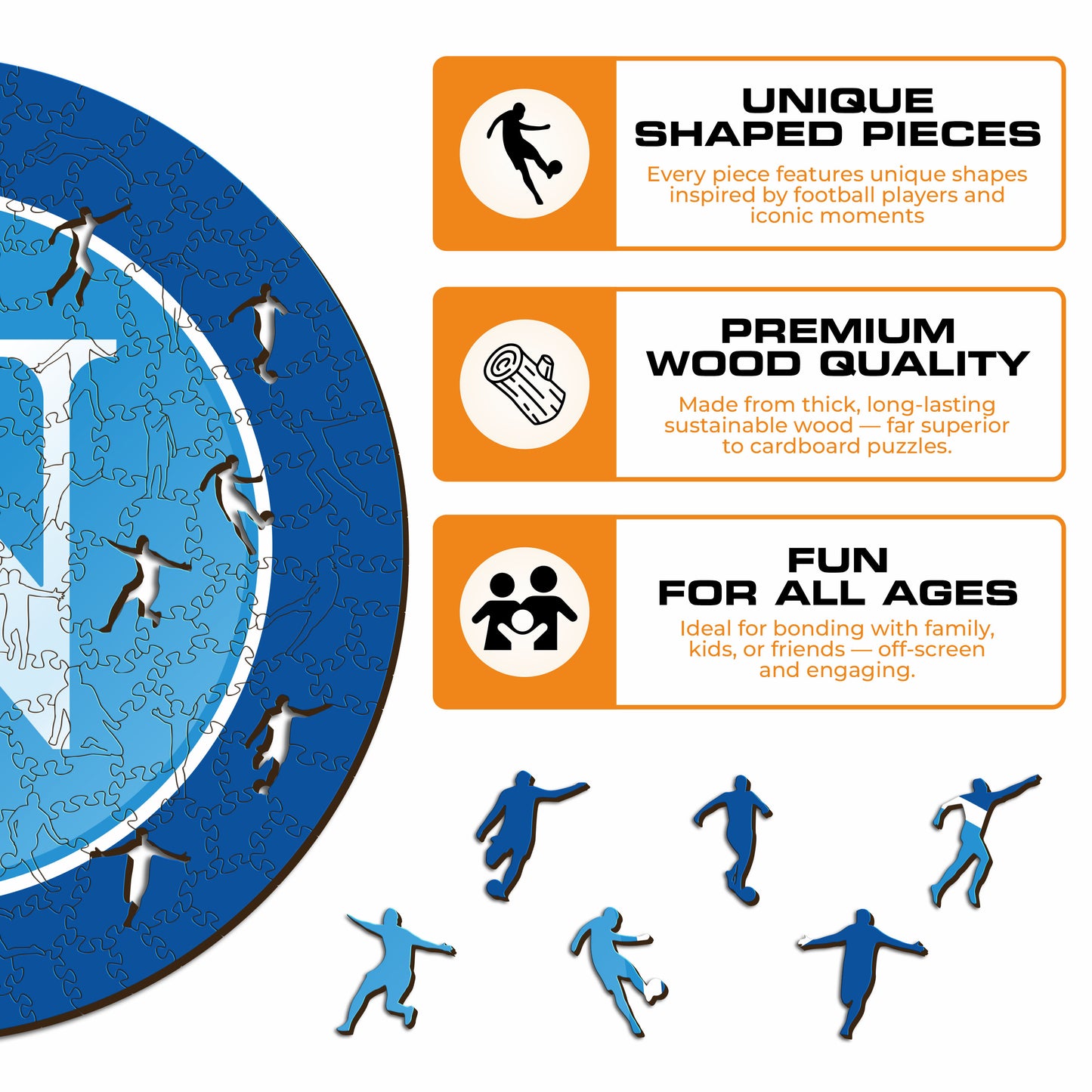 SSC Napoli® Logo - Wooden Puzzle