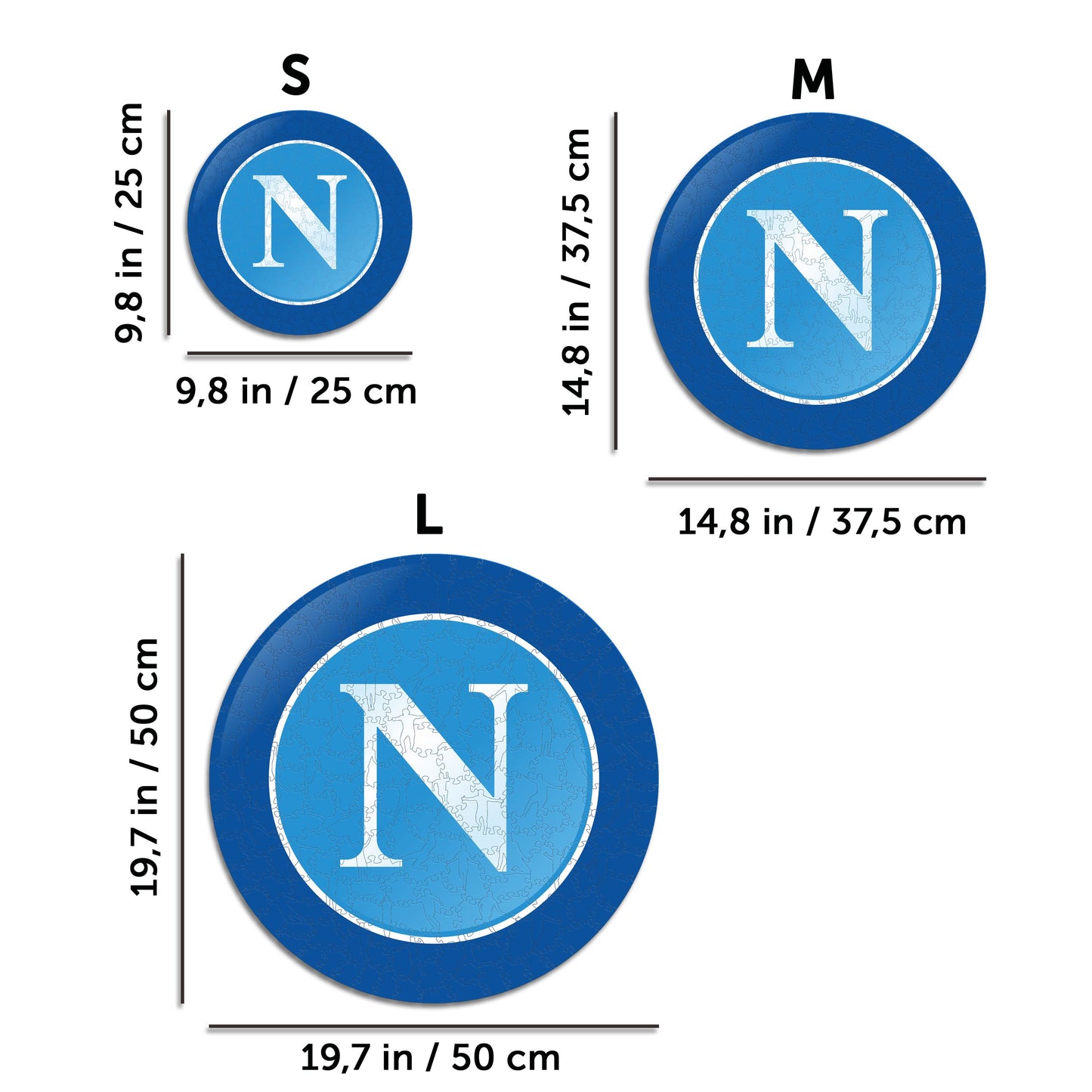 SSC Napoli® Logo - Wooden Puzzle