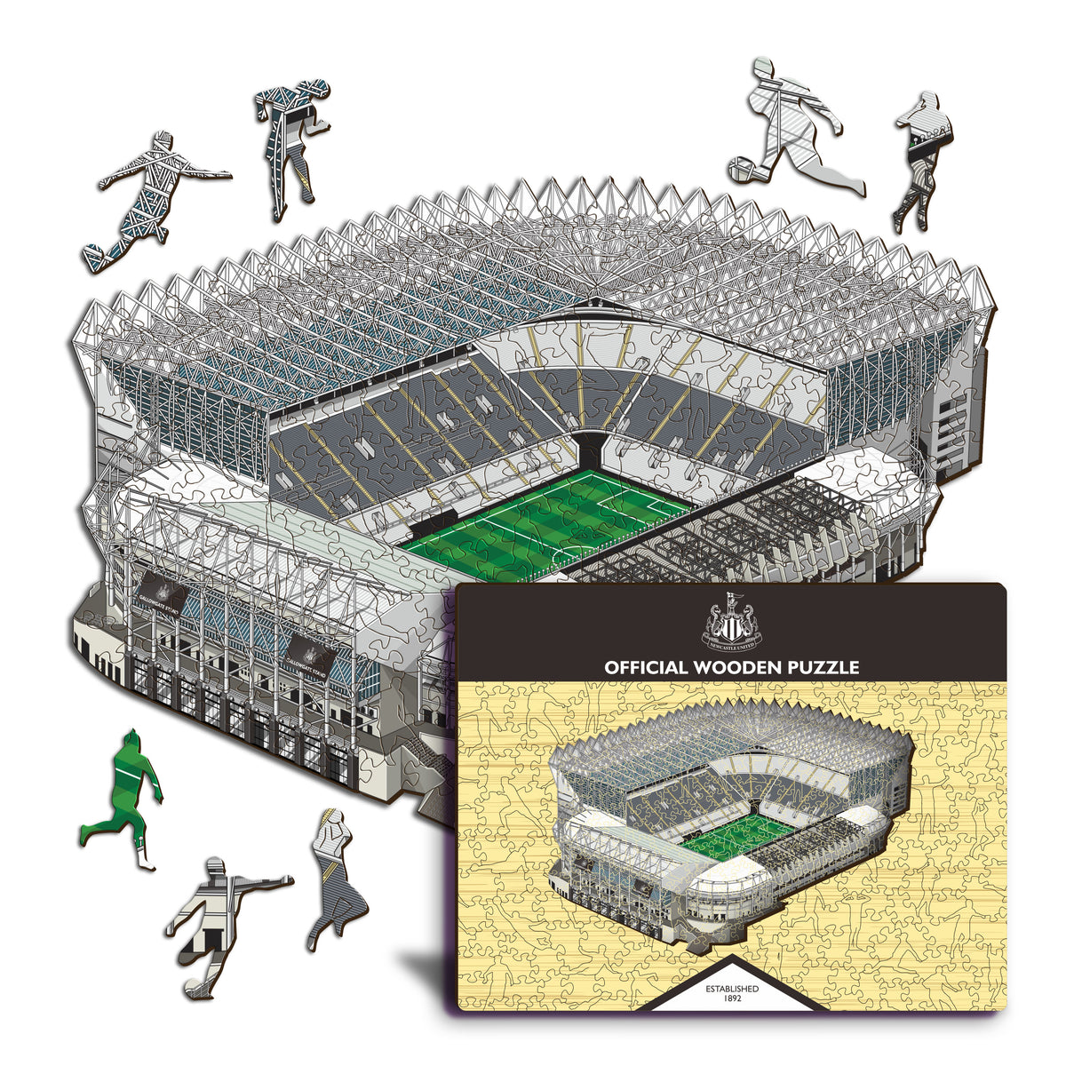 Newcastle United FC® St. James' Park Wooden Puzzle