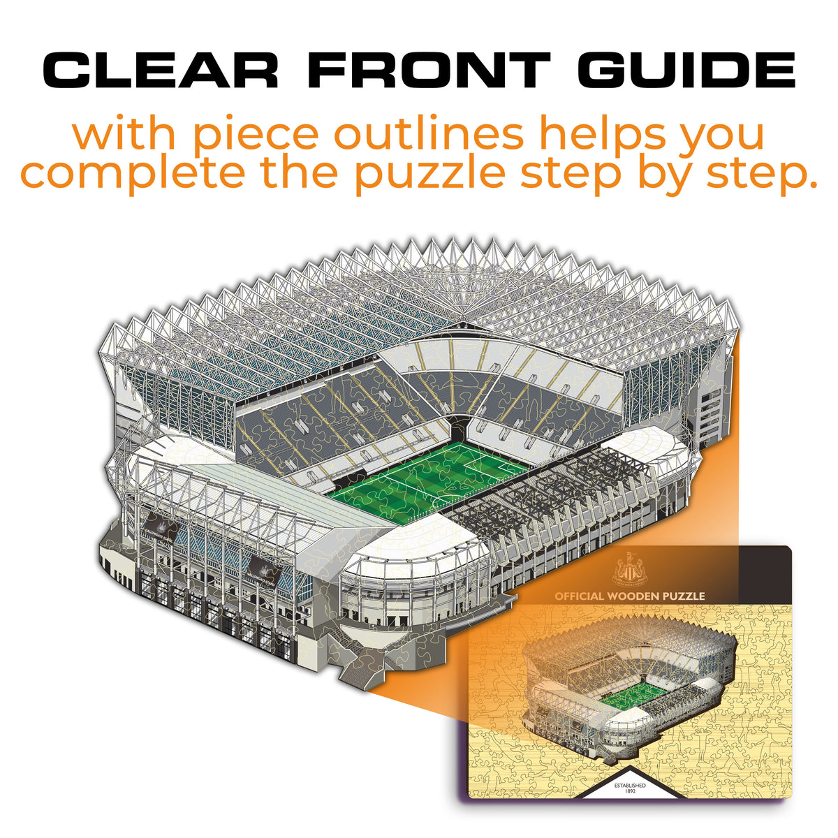 Newcastle United FC® St. James' Park Wooden Puzzle