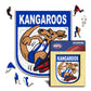 North Melbourne FC Retro Mascot - Wooden Puzzle