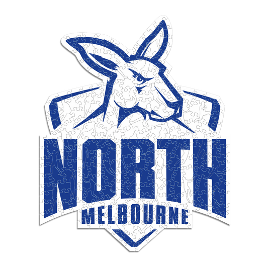 North Melbourne FC Logo - Wooden Puzzle