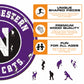 Northwestern Wildcats Logo Wooden Puzzle