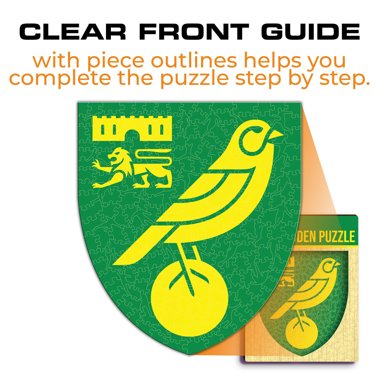 Norwich City FC® Logo - Wooden Puzzle