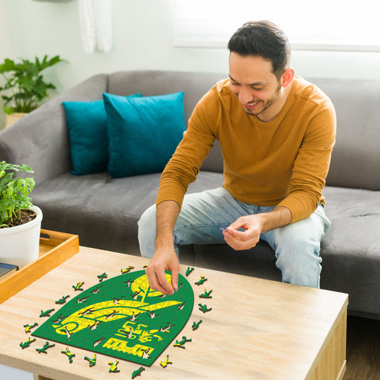 Norwich City FC® Logo - Wooden Puzzle
