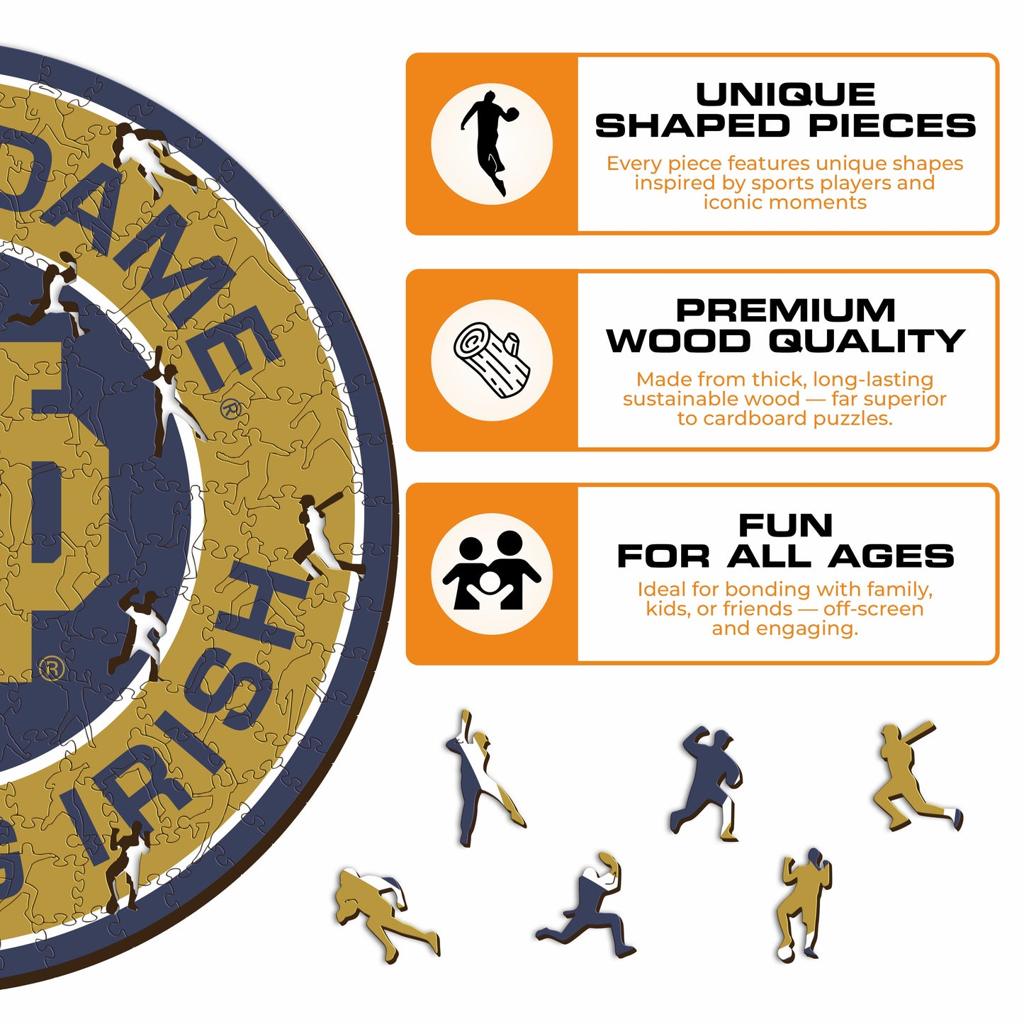 University of Notre Dame - Wooden Puzzle