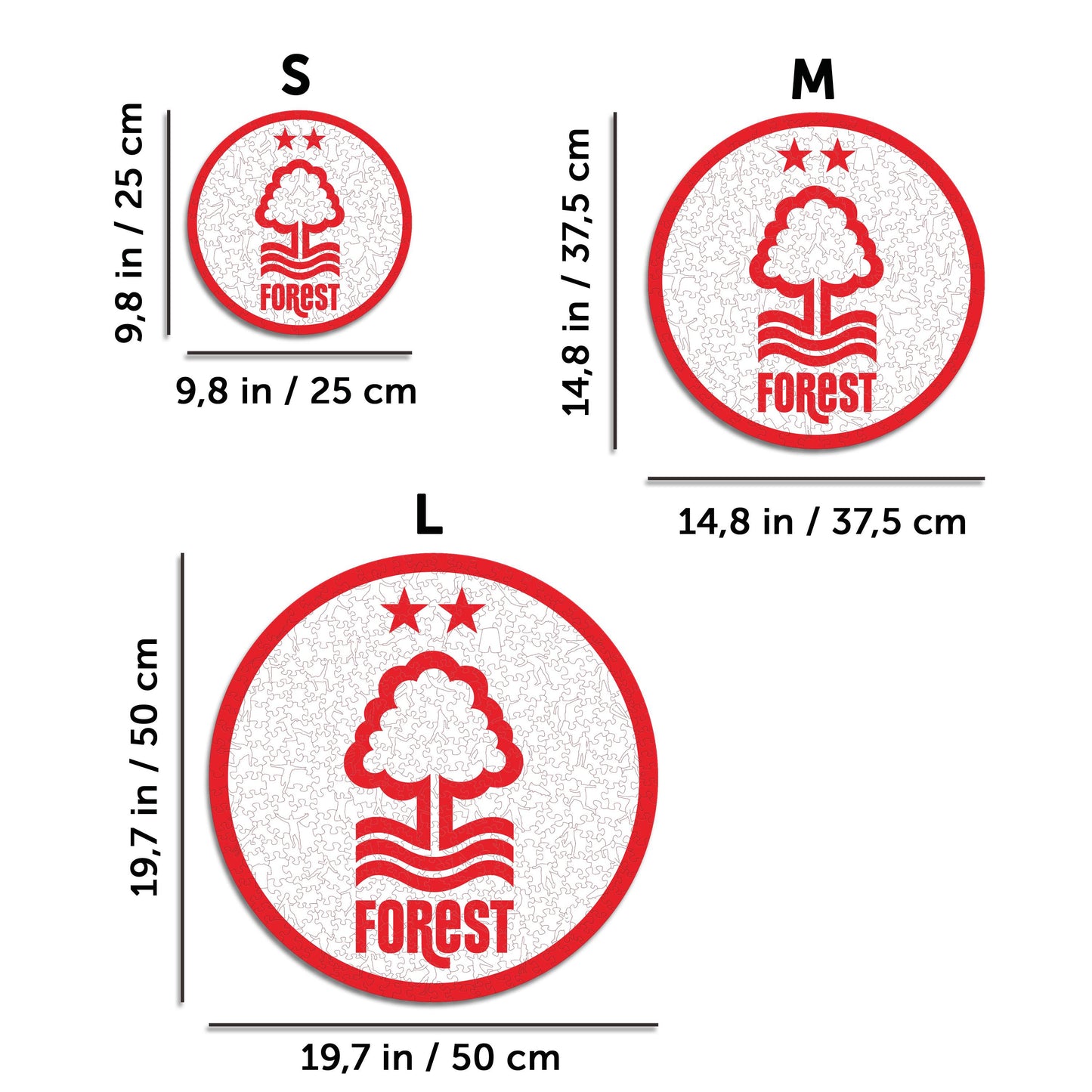 Nottingham Forest FC® Logo - Wooden Puzzle