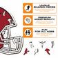 University of Oklahoma Helmet - Wooden Puzzle