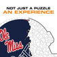 University of Mississippi Helmet - Wooden Puzzle