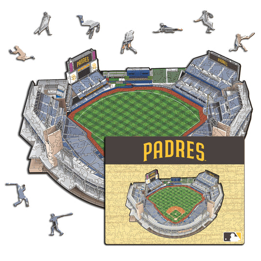 San Diego Padres™ Petco Park Stadium - Wooden Puzzle