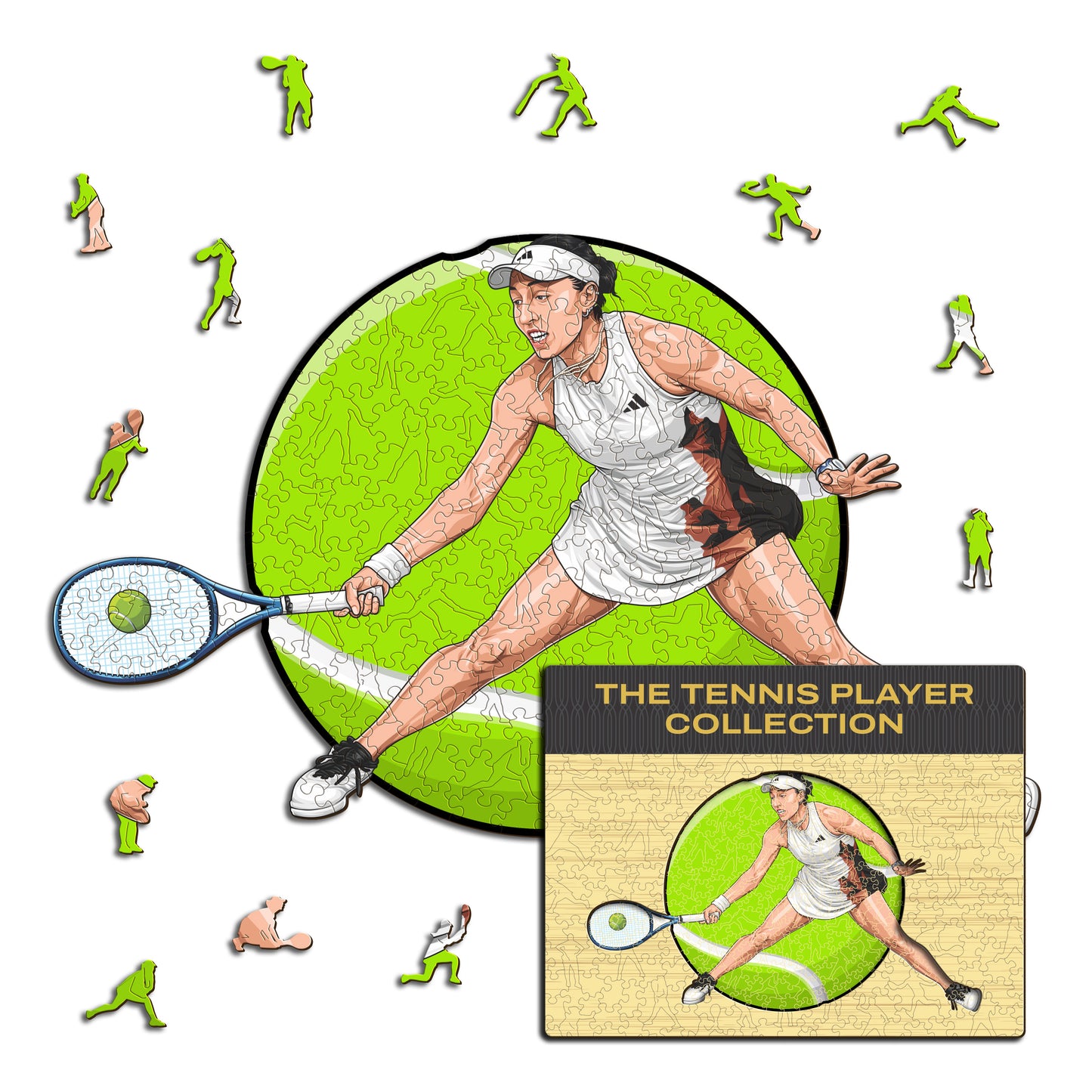 Jessica Pegula - Wooden Puzzle