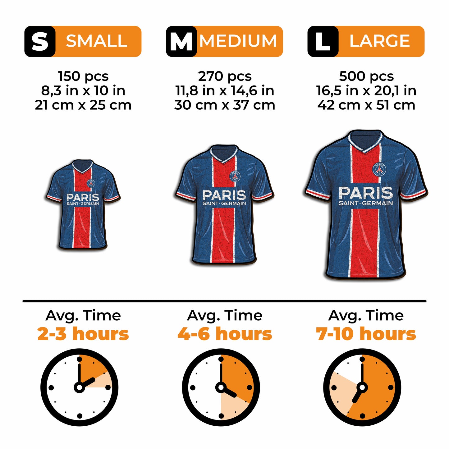 PSG FC® Jersey - Wooden Puzzle