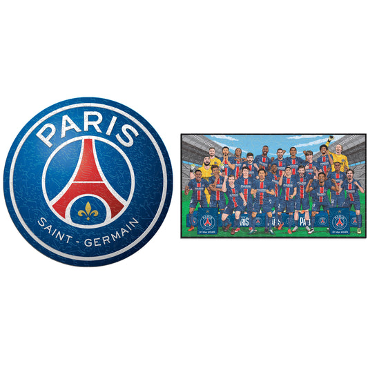 2 PACK Paris Saint-Germain FC® Logo + Team "Treble Winners"