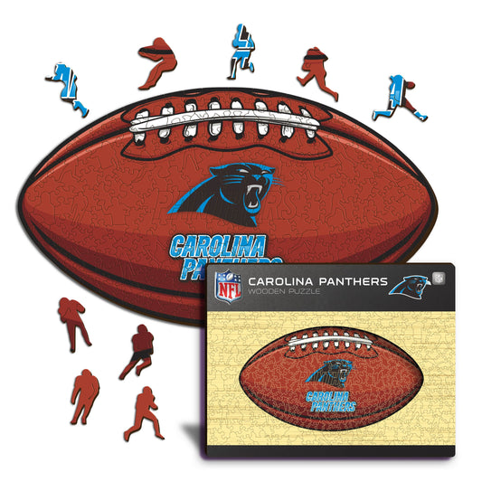 Carolina Panthers™ Futebol Americano - Quebra-cabeça de Madeira 