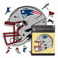 Capacete New England Patriots™ - Quebra-cabeça de madeira