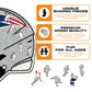 Capacete New England Patriots™ - Quebra-cabeça de madeira